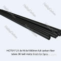 1000mm Bolelele ba Twill Matte Carbon Fiber Tubes